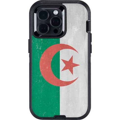 Algeria Flag Distressed Otterbox Defender iPhone Skin